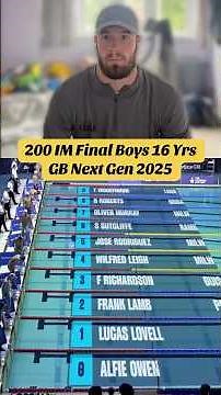 200m IM Final 🔥 | Boys 16 | Speedo Next Gen Champs 2025 #200IM #SwimFast
