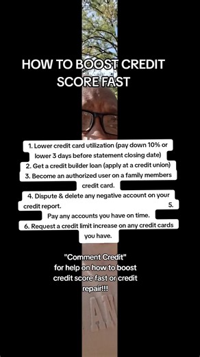 HOW TO BOOST CREDIT SCORE FAST TIps #creatorsearchinsights #howtoboostcreditscorefast #howtoboostcreditscorefasttips #creditscore #finacialliteracy