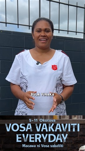 🇫🇯 Bula! It is Fijian Language Week and Seremana Rokovesa from Saweni teaches us how to say hello and goodbye in Fijian! 🌺 Let’s celebrate the beauty of the Fijian language together! 💬✨ "Vosa Vakaviti" – Fijian Language Week 🧡💙 #FijianLanguageWeek #VosaVakaviti #womensupportingwomen #WomensMinistries #salvationarmy | Salvation Army Women's Ministries