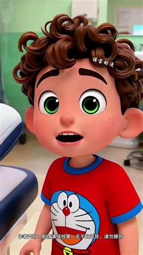 The little boy understands how hard it is to be an adult. Two-dimensional animation. Animation Youtu