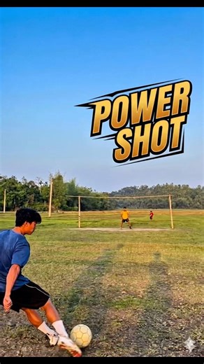 Step by step power shot ⚽️ ||#shorts #football