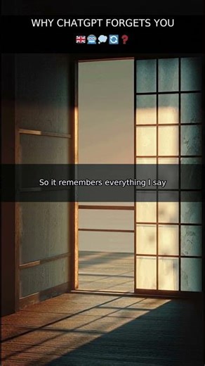 Why ChatGPT Forgets You (Conversation vs Persistent Memory) 🤖