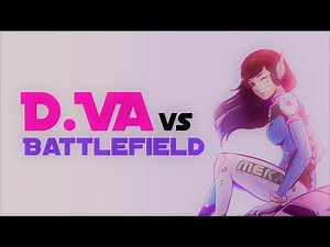 D.VA vs Battlefield - REMIX