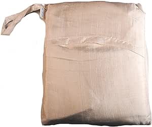 Terrapin Trading Ltd Luxury Fair Trade Oriental Silk Double Sleeping Bag Liner - Choice of Colours (White)