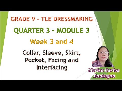 Grade 9 - TLE Dressmaking Quarter 3 Module 3 Week 3 and 4