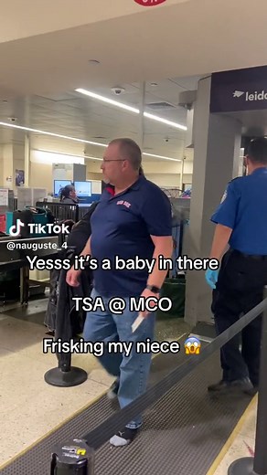 Frisking Pregnant Women at Airport: TSA Security Check