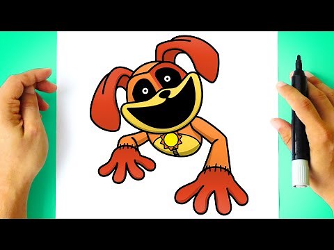 How to DRAW DOGDAY step by step - Poppy Playtime Chapter 3 - [ Drawing Tutorial ]