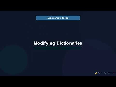 Python Dictionaries & Tuples: When to Use Each (Module 10)