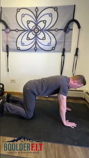 Push-Up Plus from Bear Position – Build Shoulder Stability & Core Strength! #shoulder #coreworkout