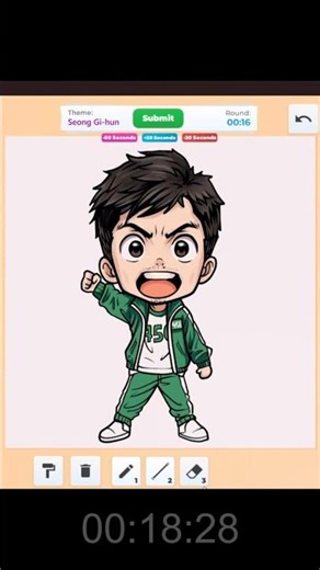 Let's draw Seong Gi-hun from Squid Game Season 2 in Roblox Speed Draw