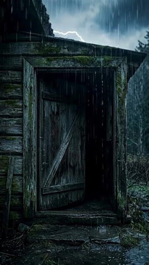 Rain outside Haunted House – Cozy Cabin Night #ambience #sleepsounds #relax #deepsleep