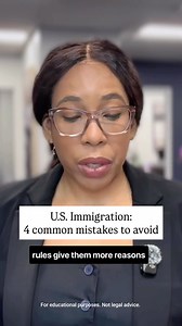 38K views · 236 reactions | U.S. Immigration: 4 common mistakes to...
