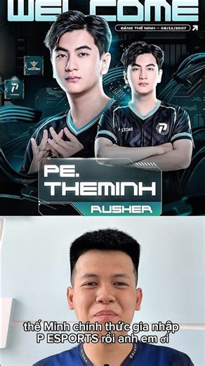 THEMINH chính thức gia nhập P ESPORTS #ffwssea2026 #peff #pesports