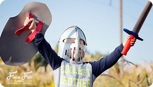 How to Make a Knight Helmet (free template file)