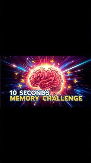 10 Seconds Memory Challenge! Can You Remember 5 Words? 🧠⚡