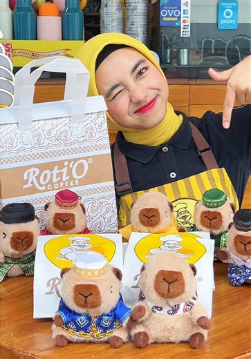 The wait is almost over! Udah siap berburu Capybara Ramadhan Collection di outlet Roti’O favorit kamu?👀💛 Tasty Until The Last Bite More than 800 outlets all over Indonesia ☎️ Call Center 62 813-1899-9227 #RotiO #RotiOIndonesia #PromoRotiO #TastyUntilTheLastBite #Capybara