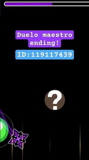 Duelo Maestro ENDING #geometrydash #gd #insanegameplay #memory