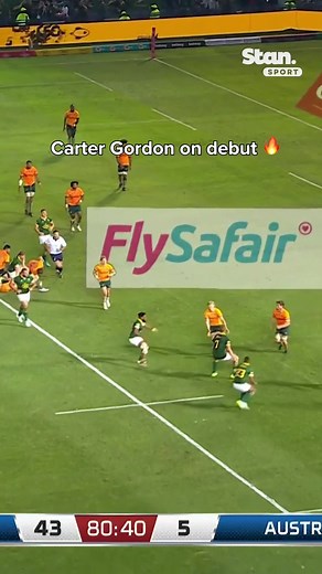 Carter Gordon's Wallabies Debut Highlights 2023