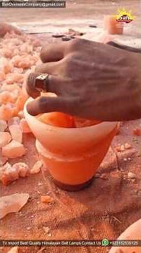 Himalayan Salt Secrets: Techniques of Cutting and Shaping Rock Salt