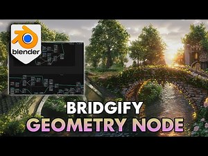 3D Tudor Bridgify - Blender Bridge Geometry Node
