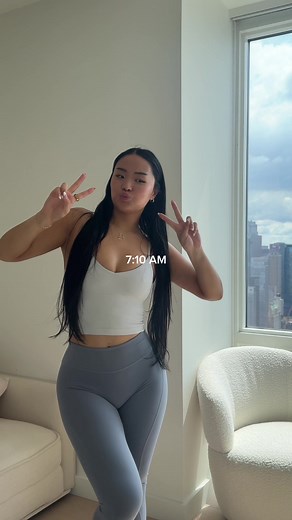 6AM morning routine part 4 ⛅️ comment “💛” if you’re a real one and watched till the end!! my day by day journal is 🔗 baddies xoxo #morningroutine #motivation #workoutroutine @Tatcha US @SKIMS