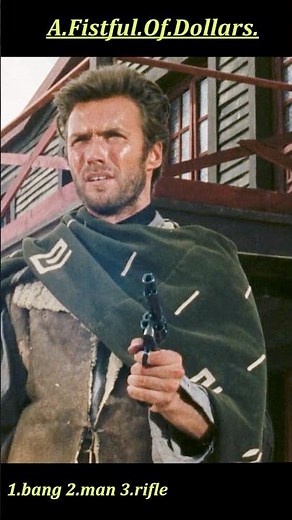 A Fistful of Dollars (1964) | Pistol Beats Rifle — Eastwood’s Deadly Proof 🤠🔥