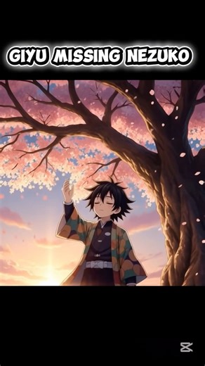 “Lonely Giyu Under Sakura Tree 💔 | Emotional Anime” #foryou #trending