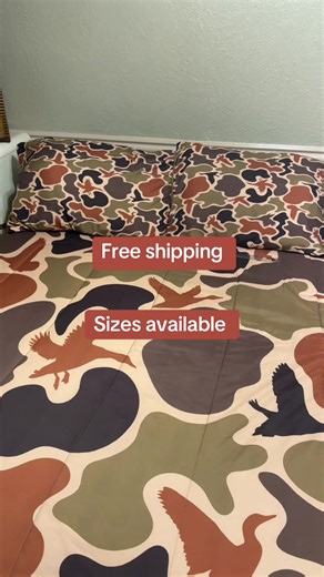 Stylish Duck Camo Comforter with Free Shipping
