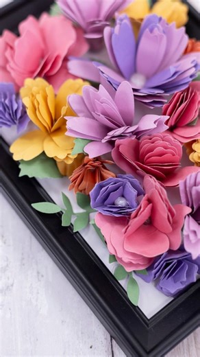 Create a Beautiful 3D Flower Frame for Special Occasions