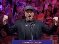 Elon Musk At Trump MSG Rally: "I'm Dark, Gothic MAGA"