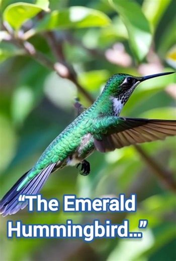 The Magical Emerald Hummingbird | Ultra Real 4K Macro