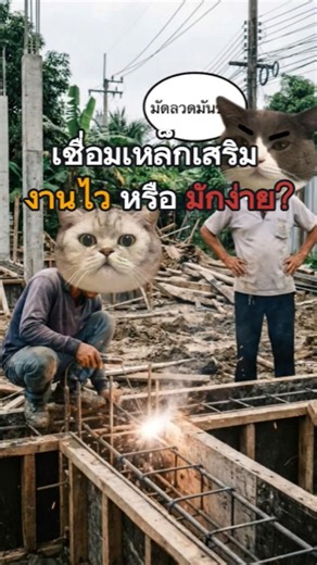 เชื่อมเหล็กเสริม แทนการมัดลวด: งานไว หรือ มักง่าย?👷‍♂️