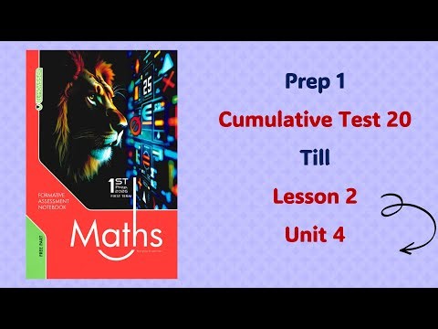 Cumulative Test 20 | Solution to Test 20 from Al-Moasser Textbook | Math Prep 1 | Final Review