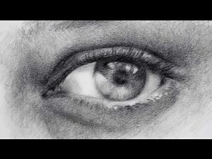 How to Draw Realistic Eyes - Pencil Shading Exercise