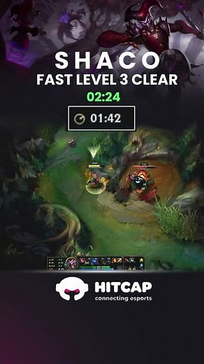 How to get lvl 3 with Shaco in under 3 minutes