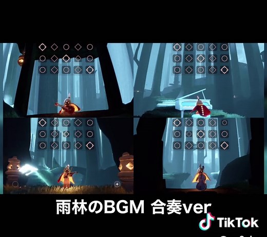 Sky 雨林 BGM 合奏: 美しい音楽体験