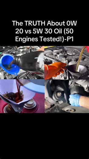 The TRUTH About 0W 20 vs 5W 30 Oil (50 Engines Tested!)-P1