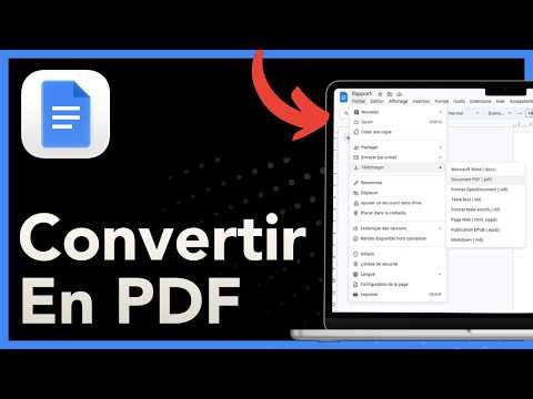Comment convertir un Google Doc en PDF facilement