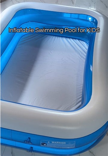 Inflatable pool with pump ✨ Grab yours today and let the splashing begin! 🌊 #SummerVibes #affordablepool #inflatableswimmingpool #kidspool