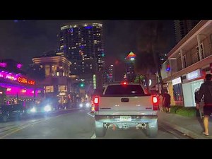 Spring Break 2023 | Driving from Fort Lauderdale to Miami on Saturday Night