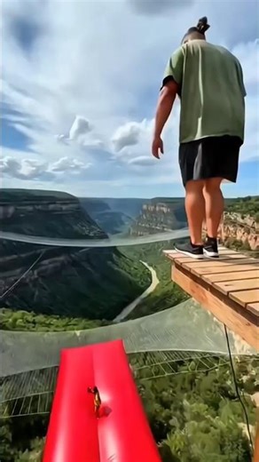 airbag is wild! 😱 girlflies!#ScaryRide.#TravelWonder