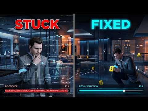 How to Fix Detroit Become Human Reconstruction Bug A Key Not Working ✅