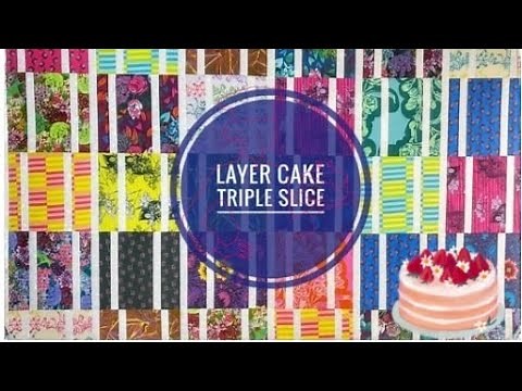 Triple Slice Layer Cake Tutorial