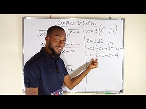 Complex Solution in Radical Equations