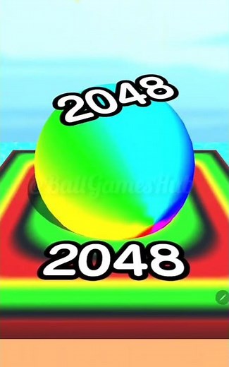 GIANT Ball Run 2048 😱🔥 | Biggest Merge Ever & MAX Level Gameplay! #shorts