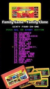 ¡Menú de Family Game que te Transporta al 2000! Música Épica de Famiclone