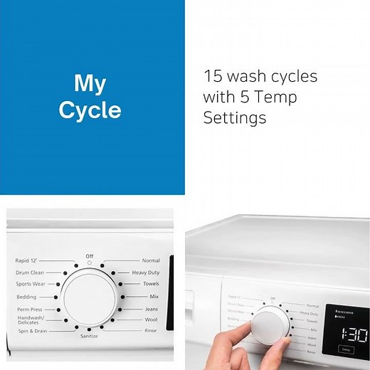 Danby 24-inch, 2.2 cu ft. Stackable Front Load Washer