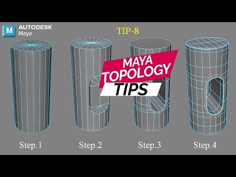 Autodesk Maya: Efficient Topology Strategies for 3D Modeling|Tips