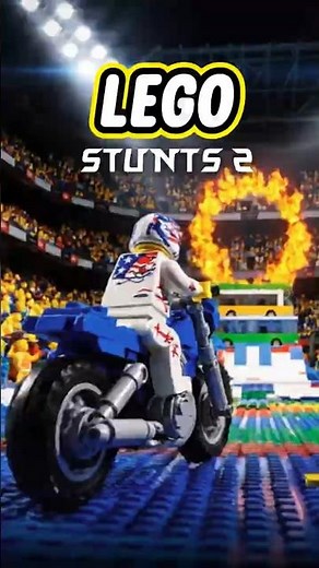 LEGO Stunts 2: Snowboarding, Motocross & Insane Base Jumps! #lego #asmr #skateboarding