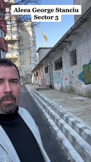 Exploring Urban Art: Weathered Concrete Staircase Scenes